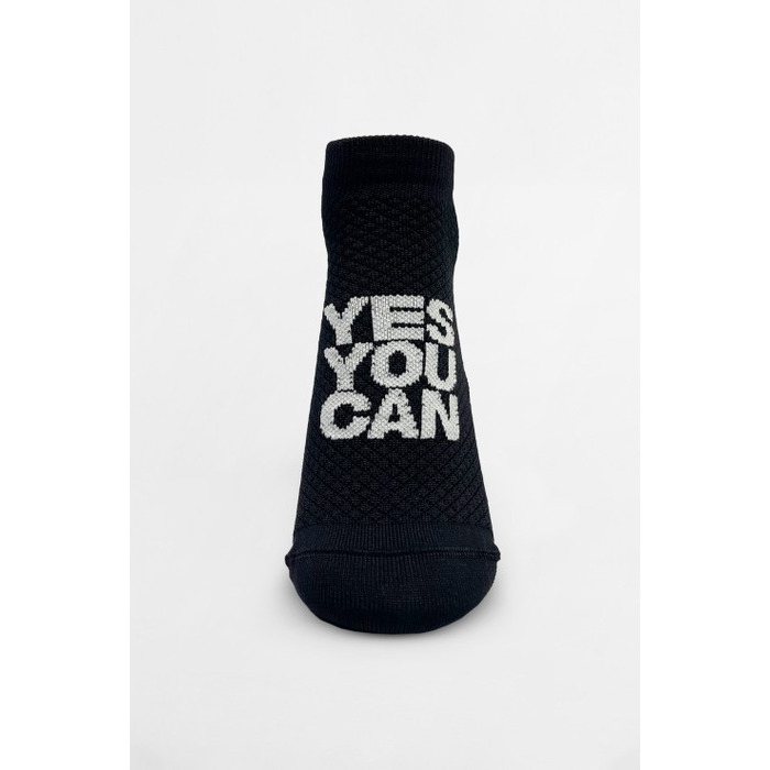 Шкарпетки NEBBIA 'HI-TECH' Ankle Socks YES YOU CAN Black 122