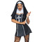Костюм черниці Leg Avenue, XS, Naughty Nun 2 предмети, чорний