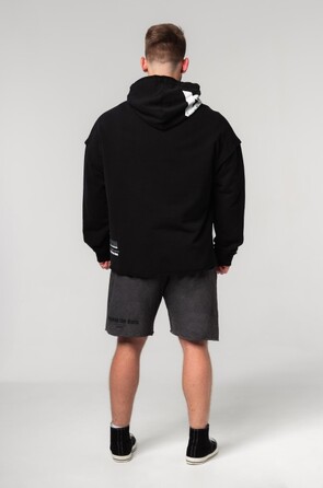 Худі Nebbia Oversized Pullover Hoodie NO BS Black 363