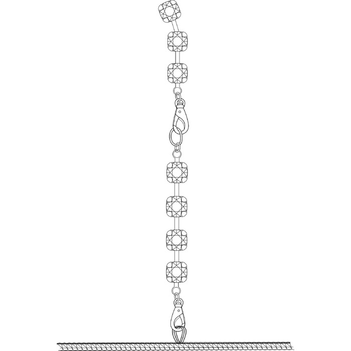 Платье винил, F307 Noir Handmade Mirage, с дорожкой страз по спине, черное, размер S