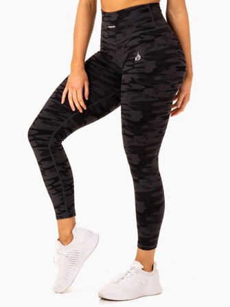 Леггинсы Base Full Length Legging - Black Camo