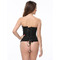 Корсет з квітковим принтом Star Night Corset Top з гачками та шнурівкою, чорний, L (без коробки)