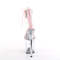 Босоножки Pleaser Flamingo-827RS *Каблук 8 дюймов, 4-дюймовая манжета на щиколотке, босоножкии с ремешком, молния сзади, нежно-розовый/прозрачный