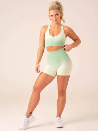 Топ Ryderwear Ombre Seamless Sports Bra - Lime Ombre