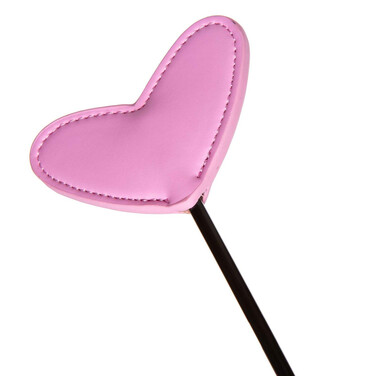 Стек в виде сердца DS Fetish с пушком
