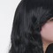 Перука довга хвиляста з чубчиком Fetish Hair чорний, 60 см