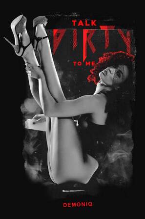 Мужская футболка с принтом «Talk dirty to me» Demoniq TSHRB009 черная, XL