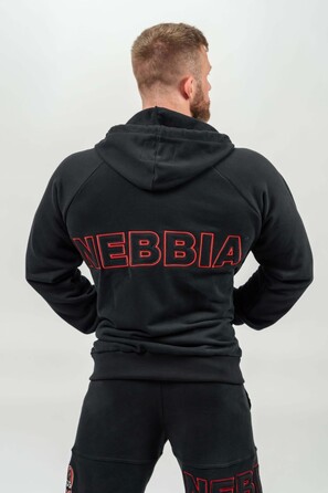 Кофта Nebbia Long Zip Up Hoodie BEYOND ORDINARY Black 707