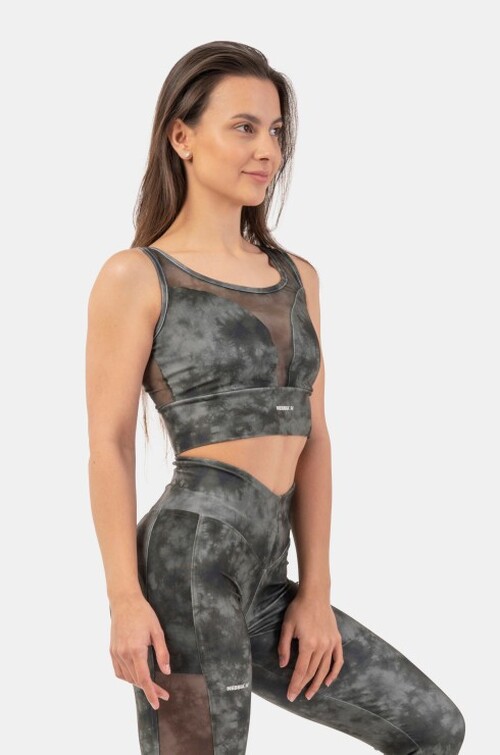 ТОП ECO CAMO GREEN MESH SPORTS BRA 'BREATHE” 411