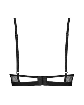 Лиф ажурный на косточках Obsessive Donarella черный, XS/S
