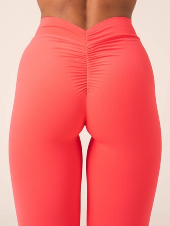 Легінси Ryderwear NKD V Scrunch Leggings - Neon Salmon