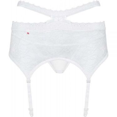 Пояс для чулок Swanita L/XL Obseeeive белые