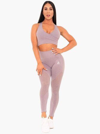 Топ Ryderwear Geo Seamless Sports Bra Mauve