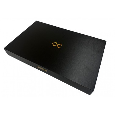 Маска лисиці Lockink, натуральна шкіра, чорна, One Size