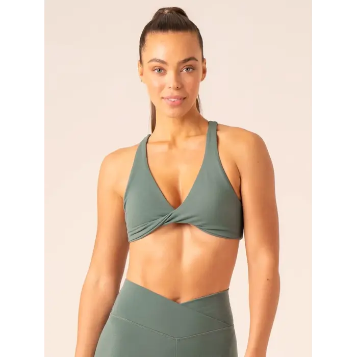 Топ Ryderwear Momentum Twist Sports Bra - Forest Green