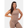 МАЙКА Nebbia ORGANIC COTTON RIBBED TANK TOP BROWN 414 Beige