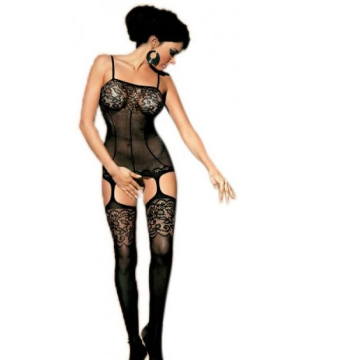 Комбинезон Obsessive BODYSTOCKING F204 черный S/M/L