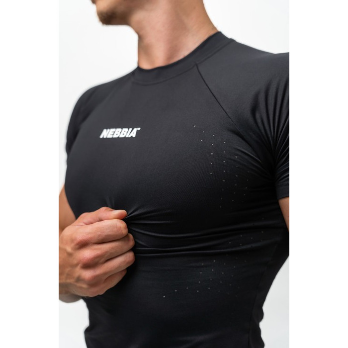 Футболка Nebbia Workout Compression T-shirt Endurance Black 339