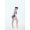 TRUE shorts Blue graphite silk_ синій графітовий шовк