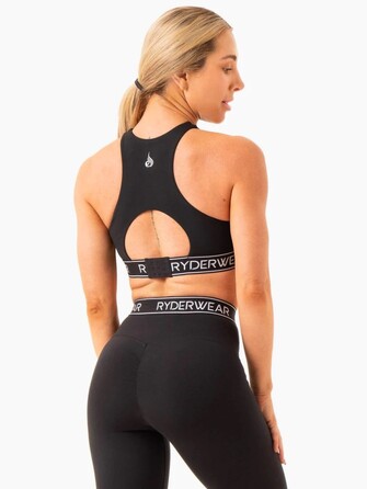 Топ Level Up High Impact Sports Bra - Black