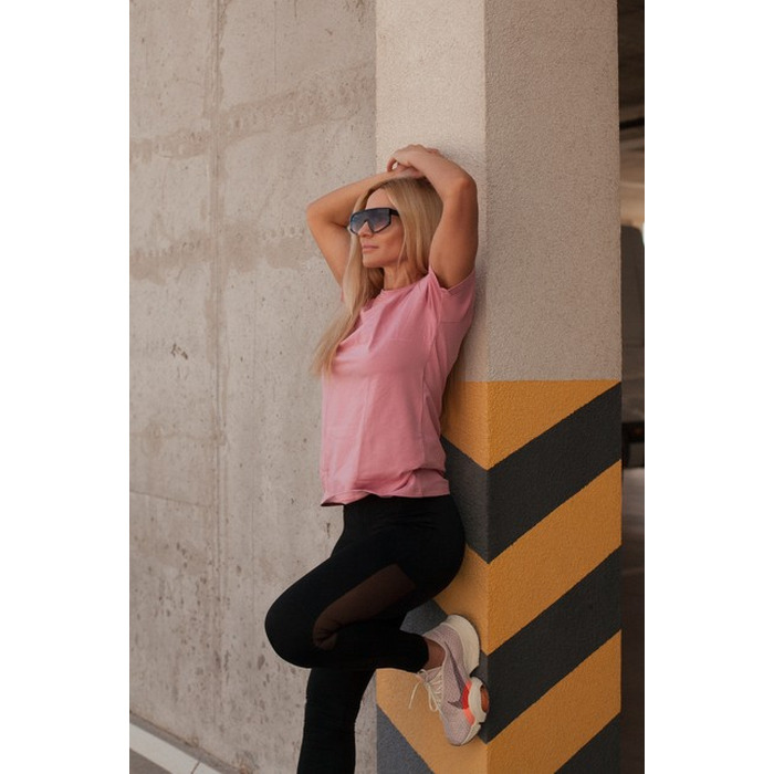 ФУТБОЛКА INVISIBLE LOGO NEBBIA T-SHIRT 602 Rose Roze