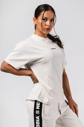 Футболка Nebbia Oversized Tee RESET Cream 491