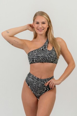 Купальний топ Nebbia SÃO GONÇALO bikini top Zebra White 764