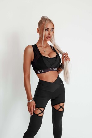 Леггинсы Fitzona Legging Fitness Black CAL5460
