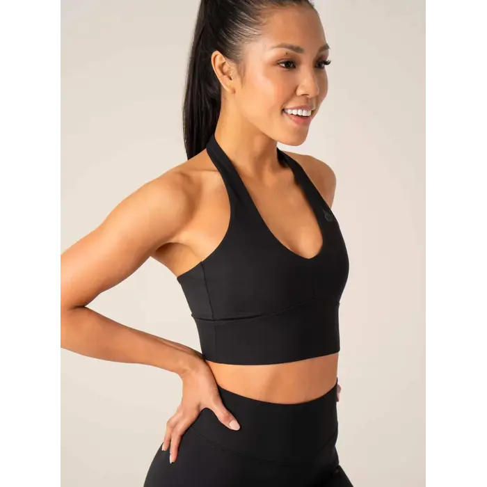 Топ Ryderwear NKD Arch Halter Sports Bra - Black