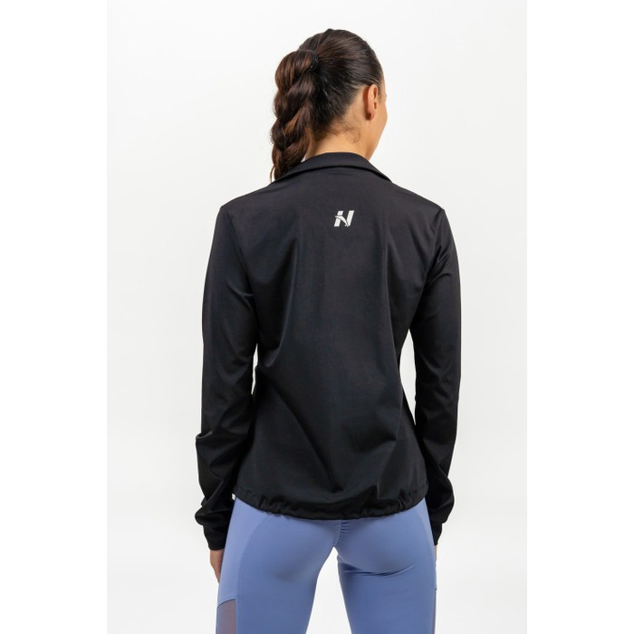 Кофта Nebbia Shiny Zip Up Workout Jacket SLEEK Black 481