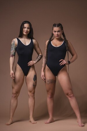 Купальник One-piece Swimsuit Black French Style 460 Black