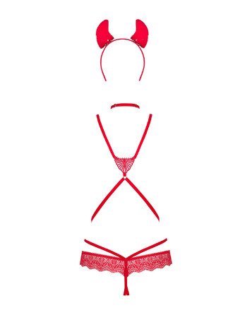 Боди Obsessive Evilia body S/M