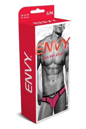 Мужские трусы-брифы Envy Bad Boy розовые, S/M