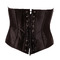 Корсет з відкритим бюстом, L, Cottelli Collection Party Corset Open Cup на талію, чорний