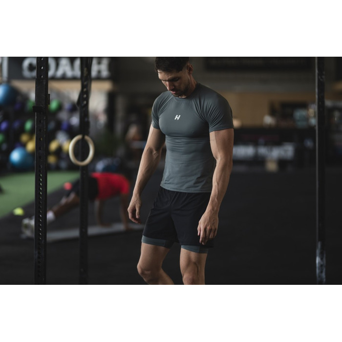 Шорти Double-Layer Shorts with Smart Pockets GREY 318