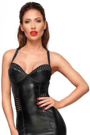 Сукня на бретельках облягаюча Noir Handmade F180 чорна, M