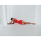 Плаття Fitzona RED DRESS WITH NECK DETAIL AND ZIPPER