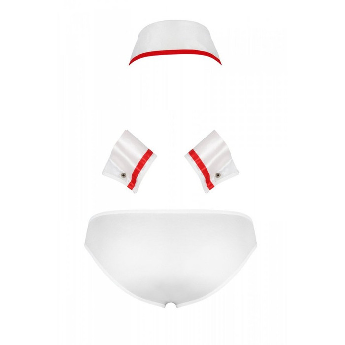 Комплект чоловічий ігровий 037 SET GREGORY white S/M -Passion