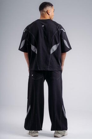 Футболка Nebbia Oversized Pump Cover T-Shirt PRIMAL Black 871