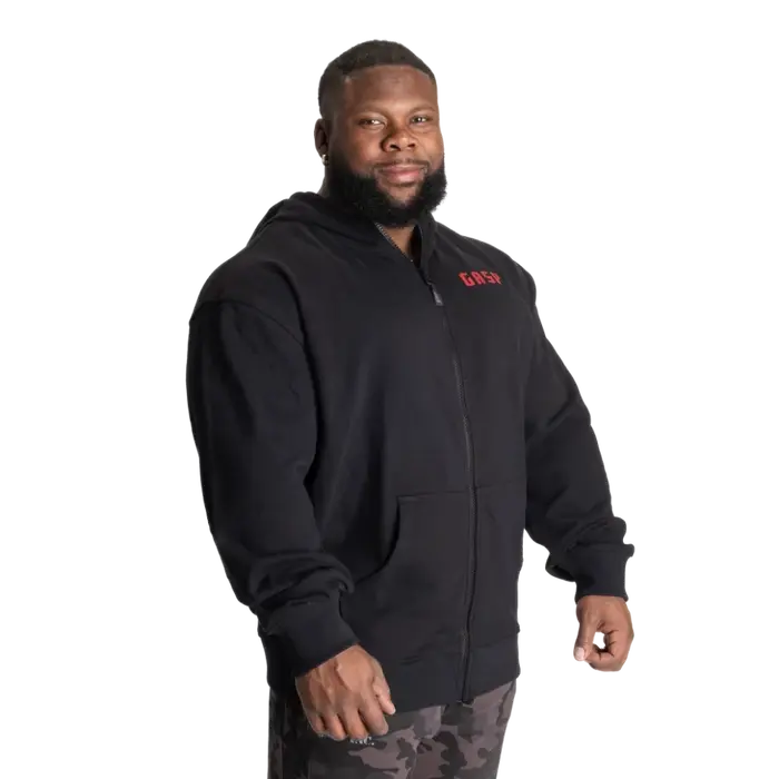 Чоловіча толстовка на блискавці GASP HTK Classic Hoodie 221018 Black