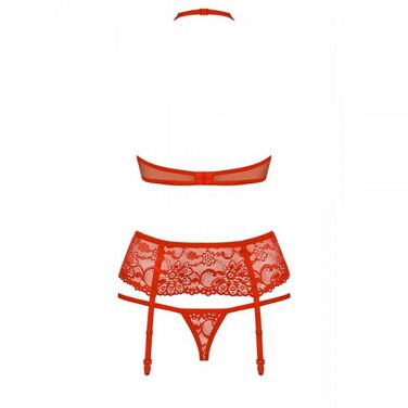 Комплект Obsessive 838-SEG-3 SET L/XL красный