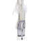Босоножки Pleaser Adore-724F, каблук 7 дюймов, манжета на щиколотке из меха марабу PF 2 3/4 дюйма, молния сзади, белые