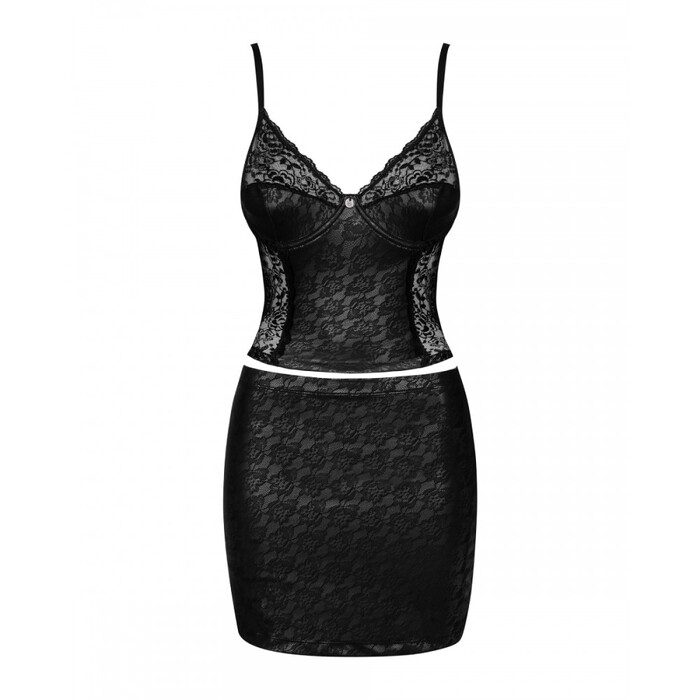 Комплект Obsessive Felisita корсет и юбка S/M