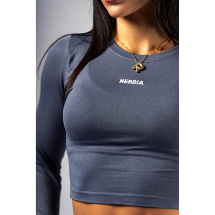 Топ Nebbia Seamless Long-Sleeve Top POWER Grey 892