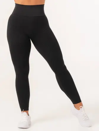 Леггинсы Ryderwear Honeycomb Scrunch Seamless Leggings - Black