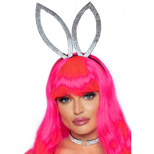 Ушки кролика и чокер Leg Avenue со стразами