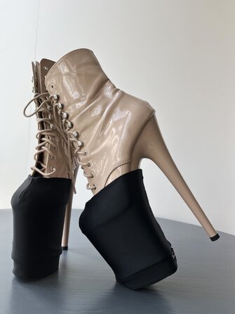 Захисти для Взуття Matte Stretch для Pole Dance Heels Захист та Стиль - чорний