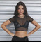 Топ Labellamafia CROPPED Logomania Black Tule 21181