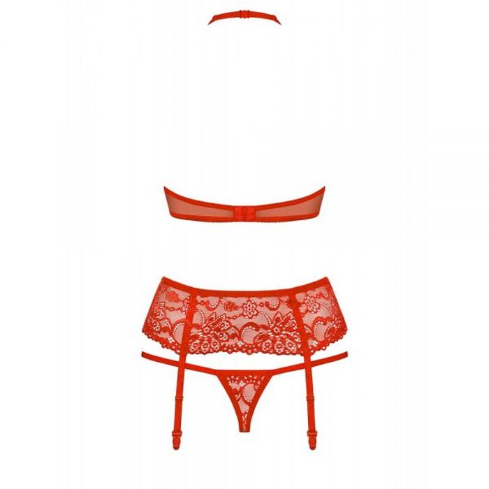 Комплект Obsessive 838-SEG-3 SET L/XL красный