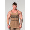 Майка Nebbia Washed-off Oversized Stringer MAX OUT Light Brown 359